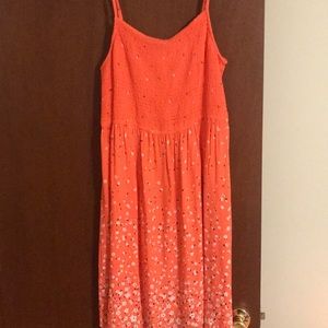 Peach sundress